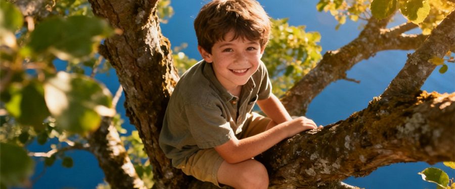 Boy in Tree