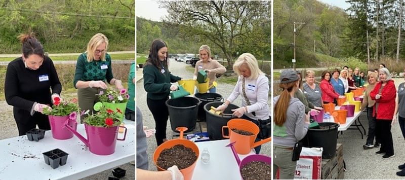 women at plant workshop
