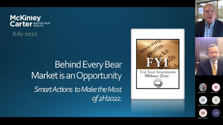 Behind Every Bear Market Is an Opportunity Webinar Title Screen