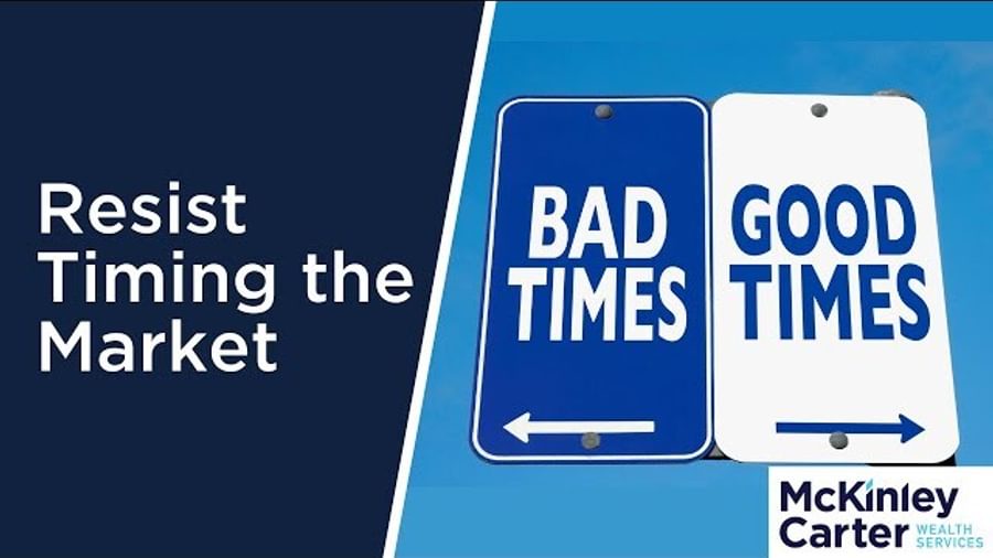 Resist Timing the Market