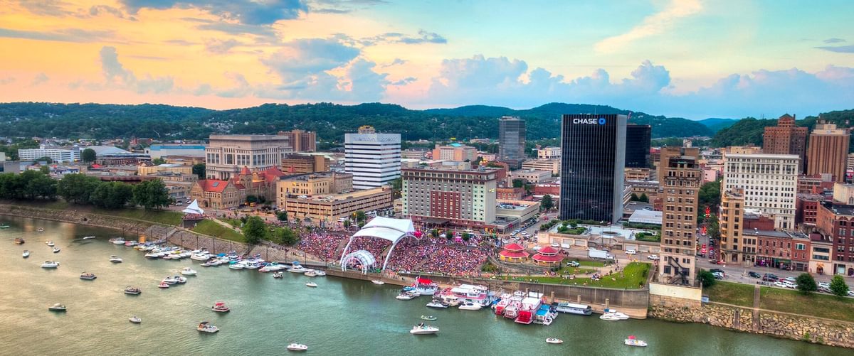 The city of Charleston, WV