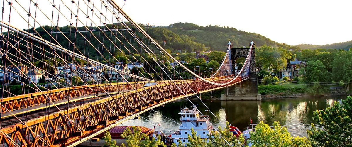 The city of Wheeling, WV